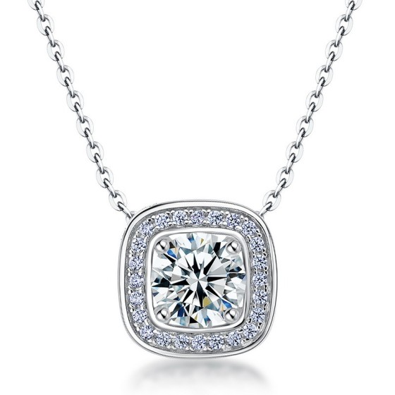 S925 Lab Diamond Necklace(PYZP1745)