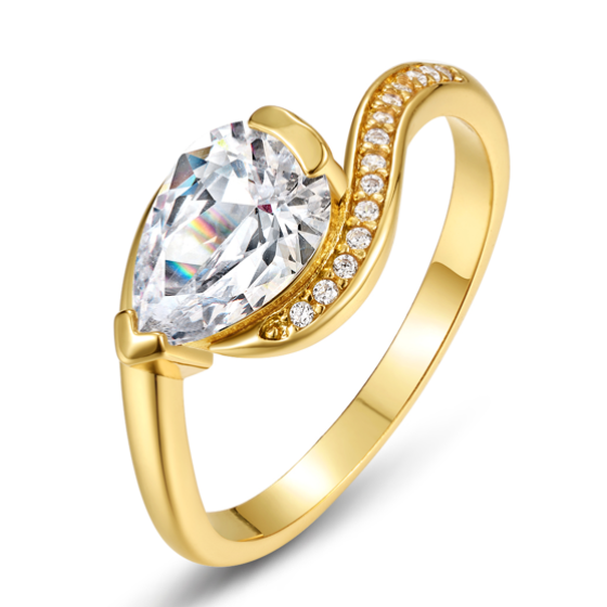Sterling 925 Silver Moissanite Ring L-MR0070