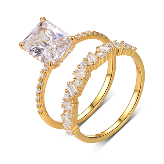 Sterling 925 Silver Moissanite Ring L-MR0131
