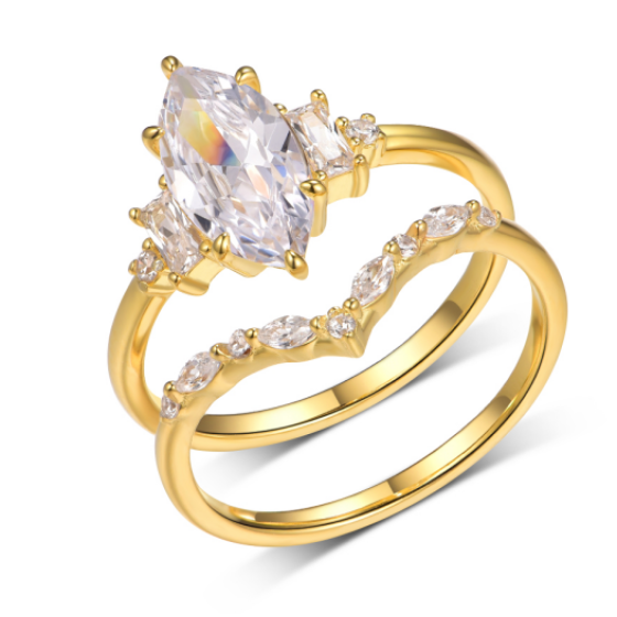 Sterling 925 Silver Moissanite Ring L-MR0170