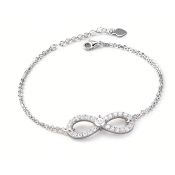 Sterling 925 Silver Moissanite Bracelet L-MB0046