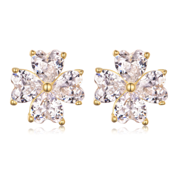 Sterling 925 Silver Moissanite Earrings L-ME0023