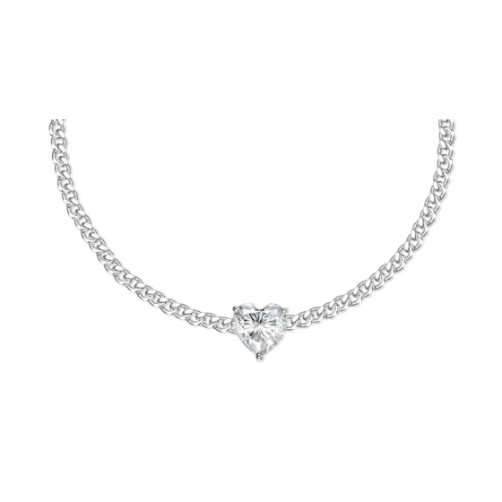 Sterling 925 Silver Moissanite Necklace L-MP0064-HS-2CT