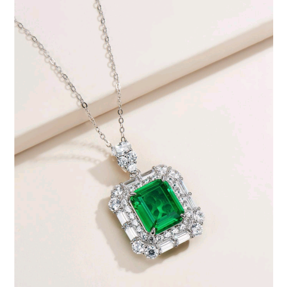 Green Glass Pendant (ZHF-P1316L)
